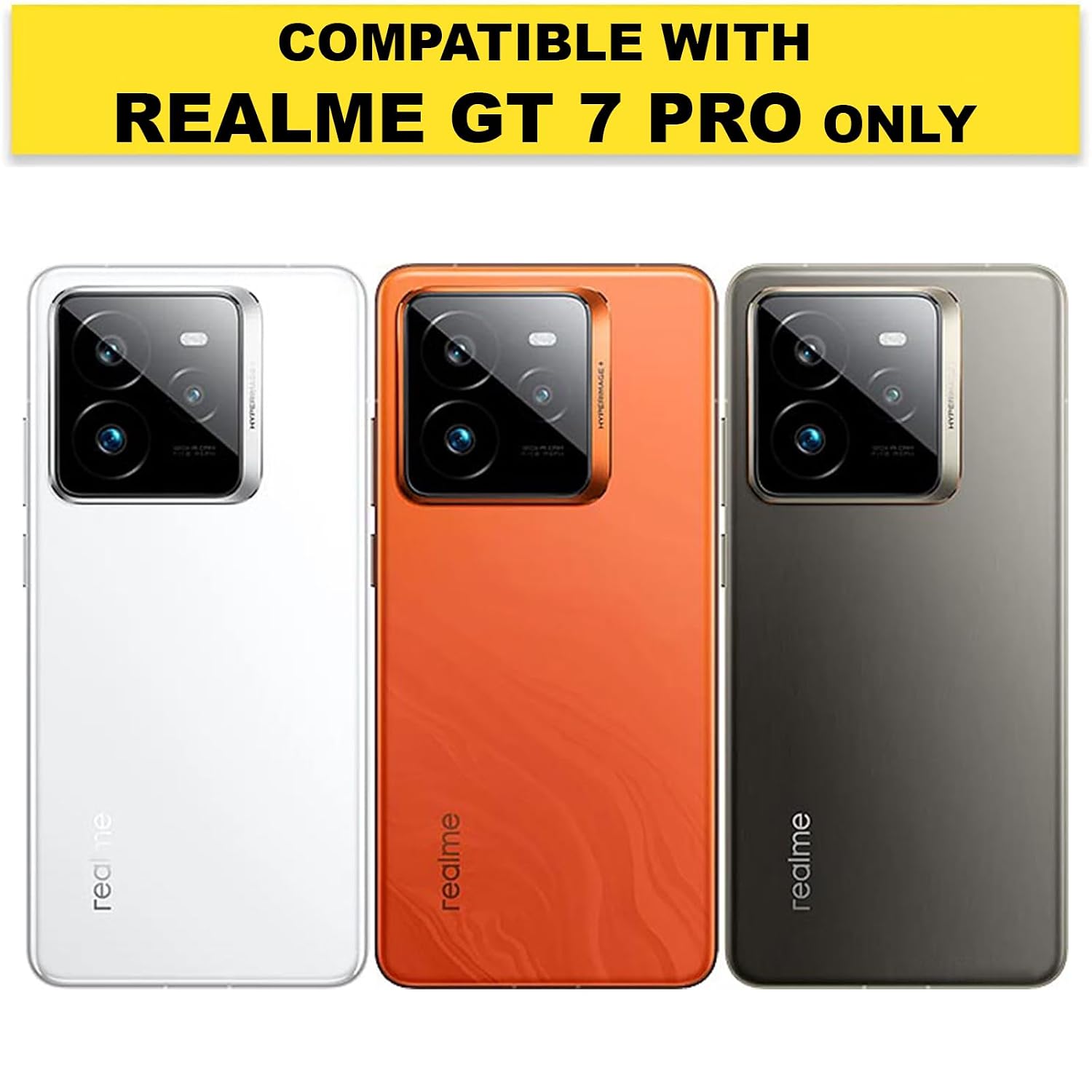 Realme GT 7 Pro Back Cover Case | Clear Hybrid - Clear