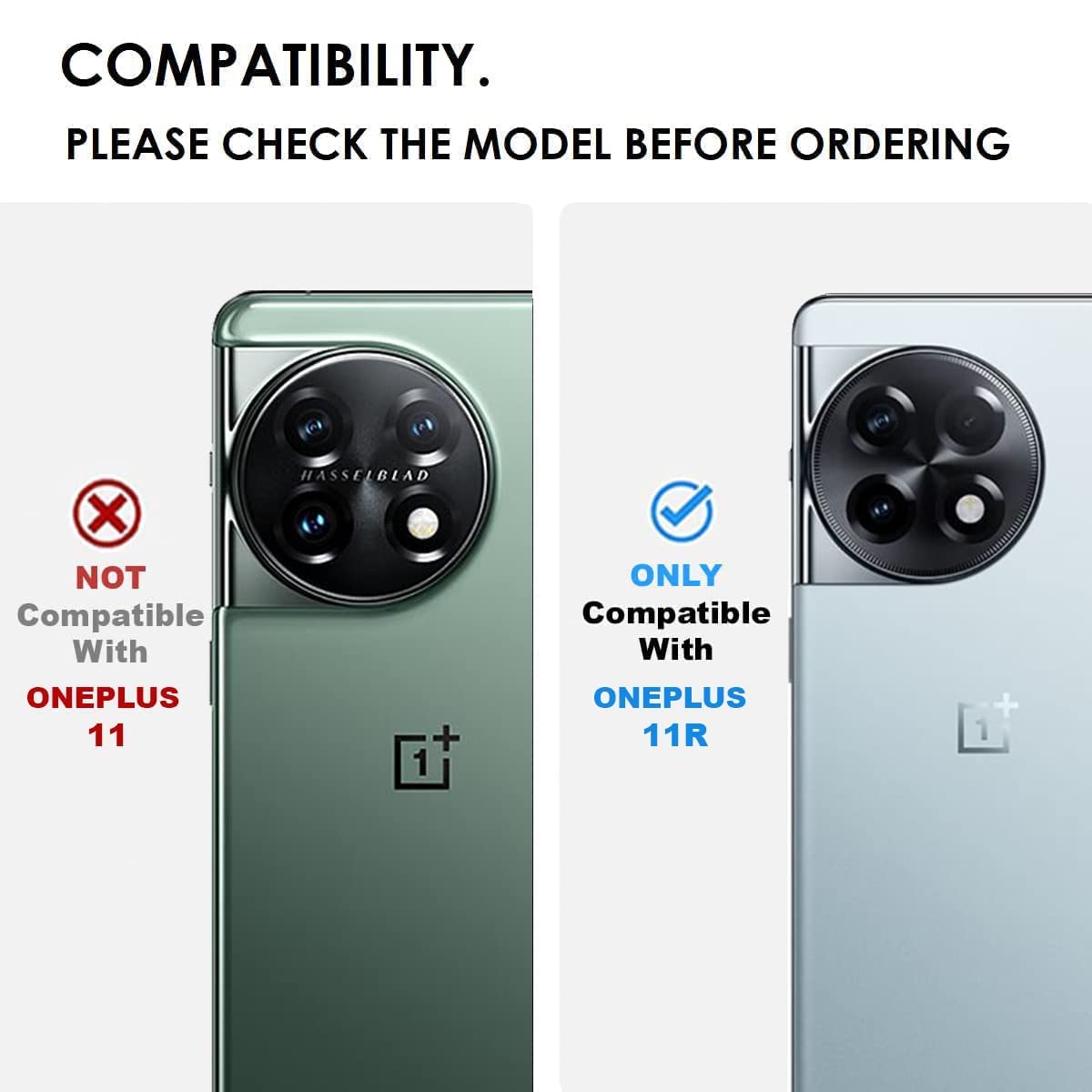 OnePlus 11R Back Cover Case | Sleek Hybrid - Matte Black