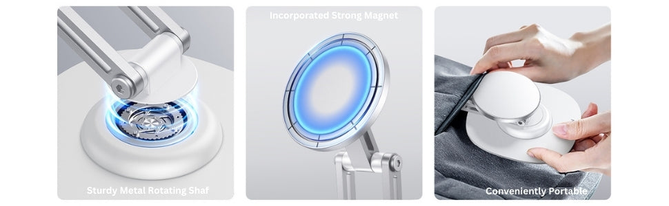 Magnetic Phone Stand | Phantom - White