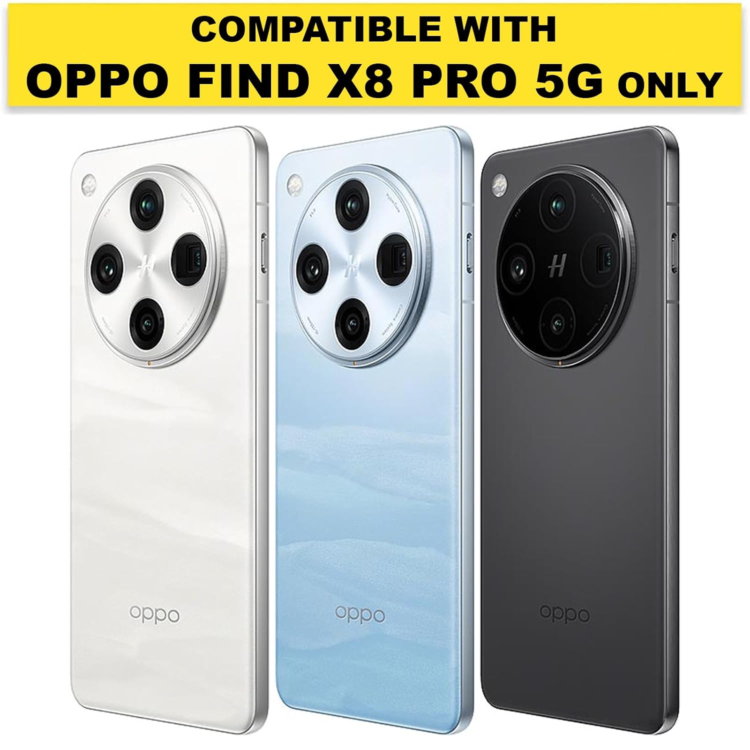 Oppo Find X8 Pro 5G Back Cover Case | Sleek Hybrid - Matte Black