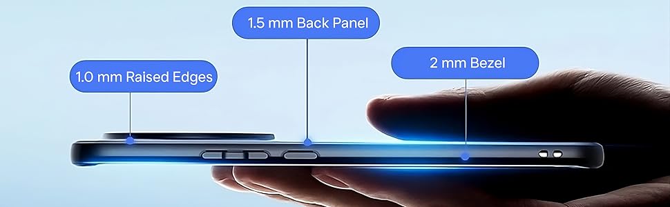 OnePlus Nord CE 4 Lite 5G Back Cover Case | Sleek Hybrid - Clear Black