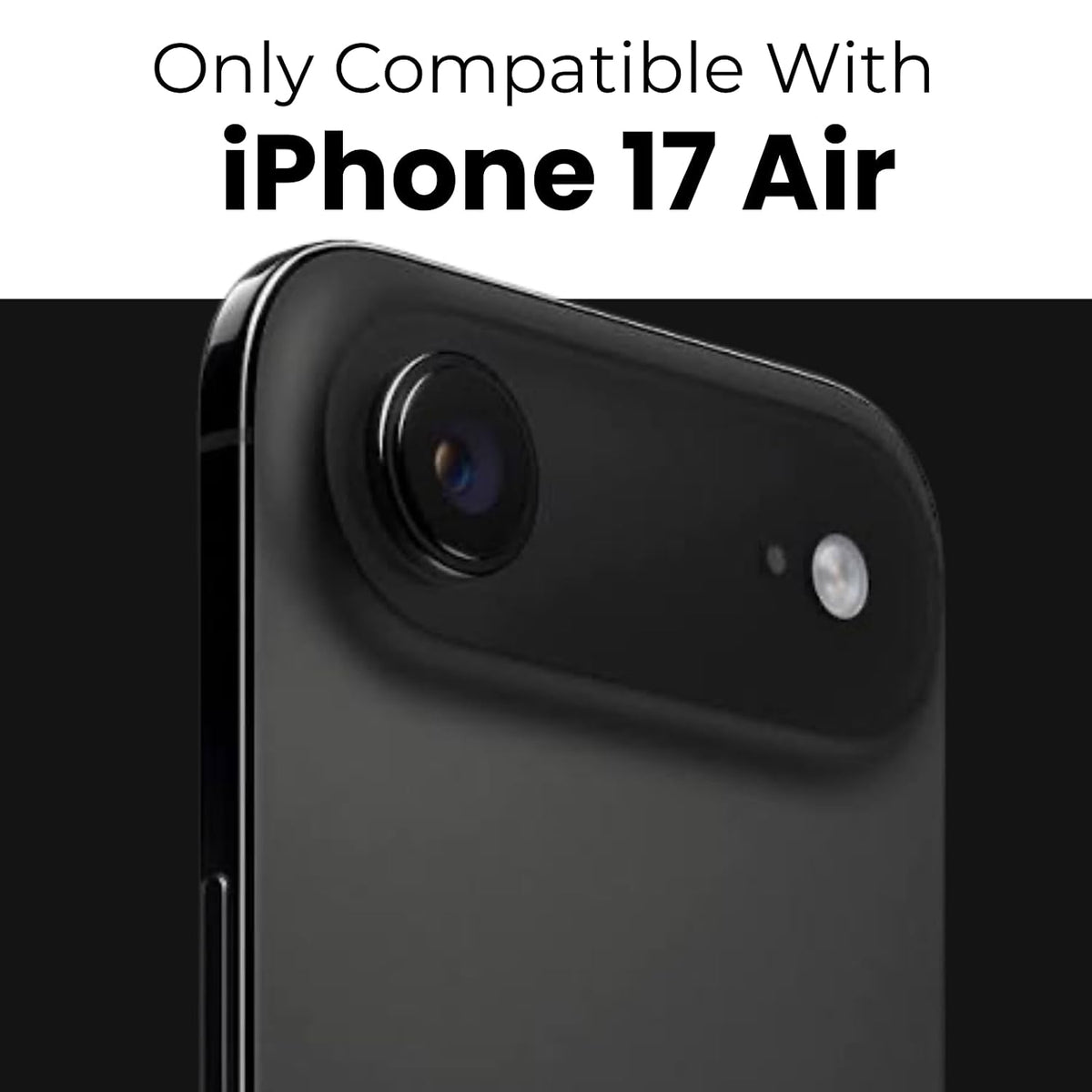 iPhone 17 Air Back Cover Case | Clear Hybrid - Clear