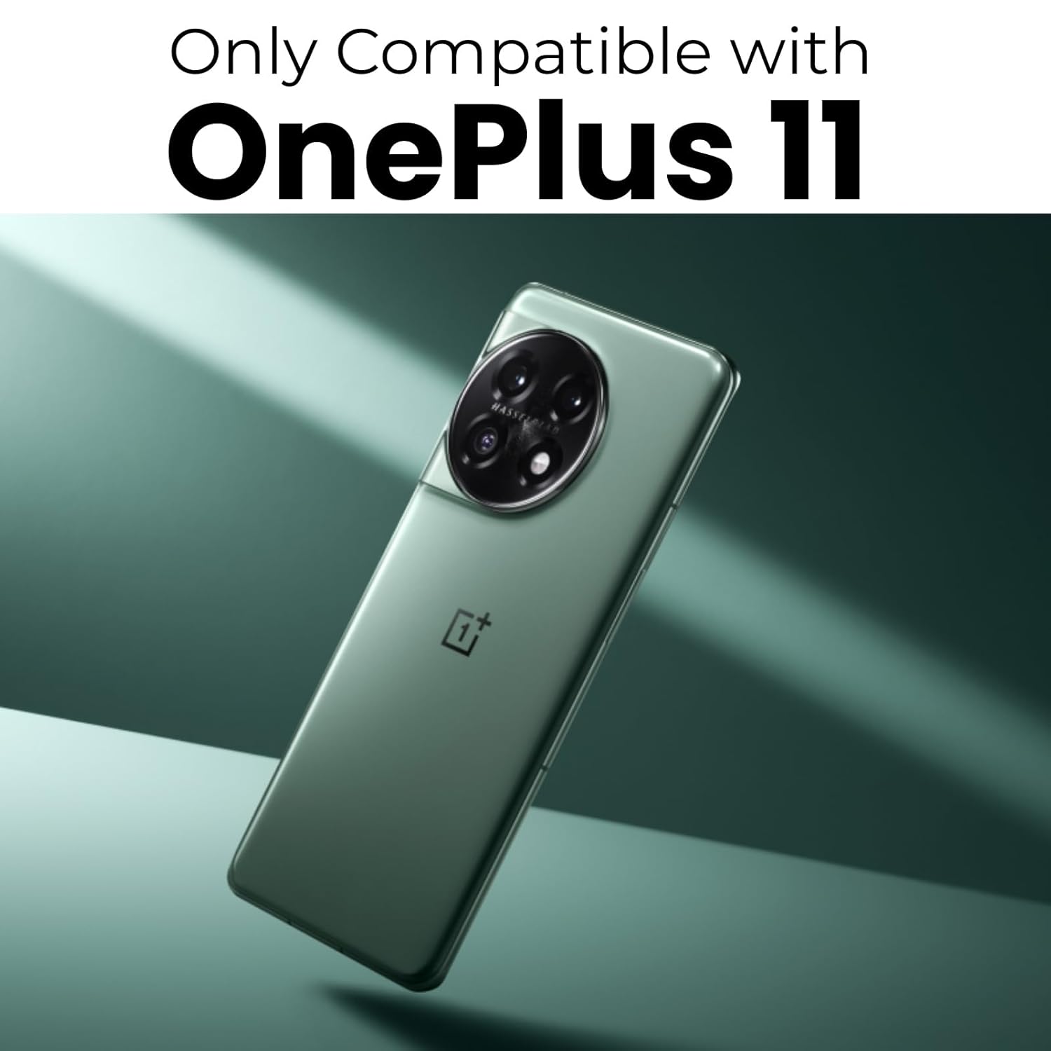 OnePlus 11 Ring Stand Back Cover Case | Clear Hybrid - Clear Black Magnetic