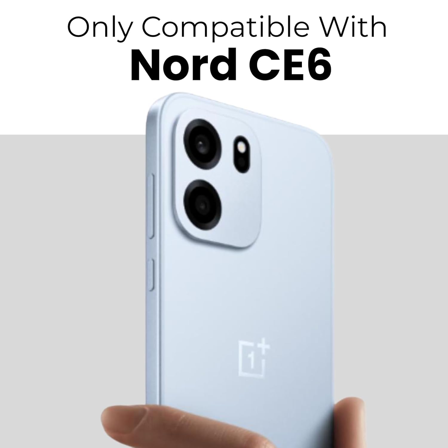 OnePlus Nord CE 6 5G Back Cover Case | Sleek Hybrid - Matte Black Magnetic