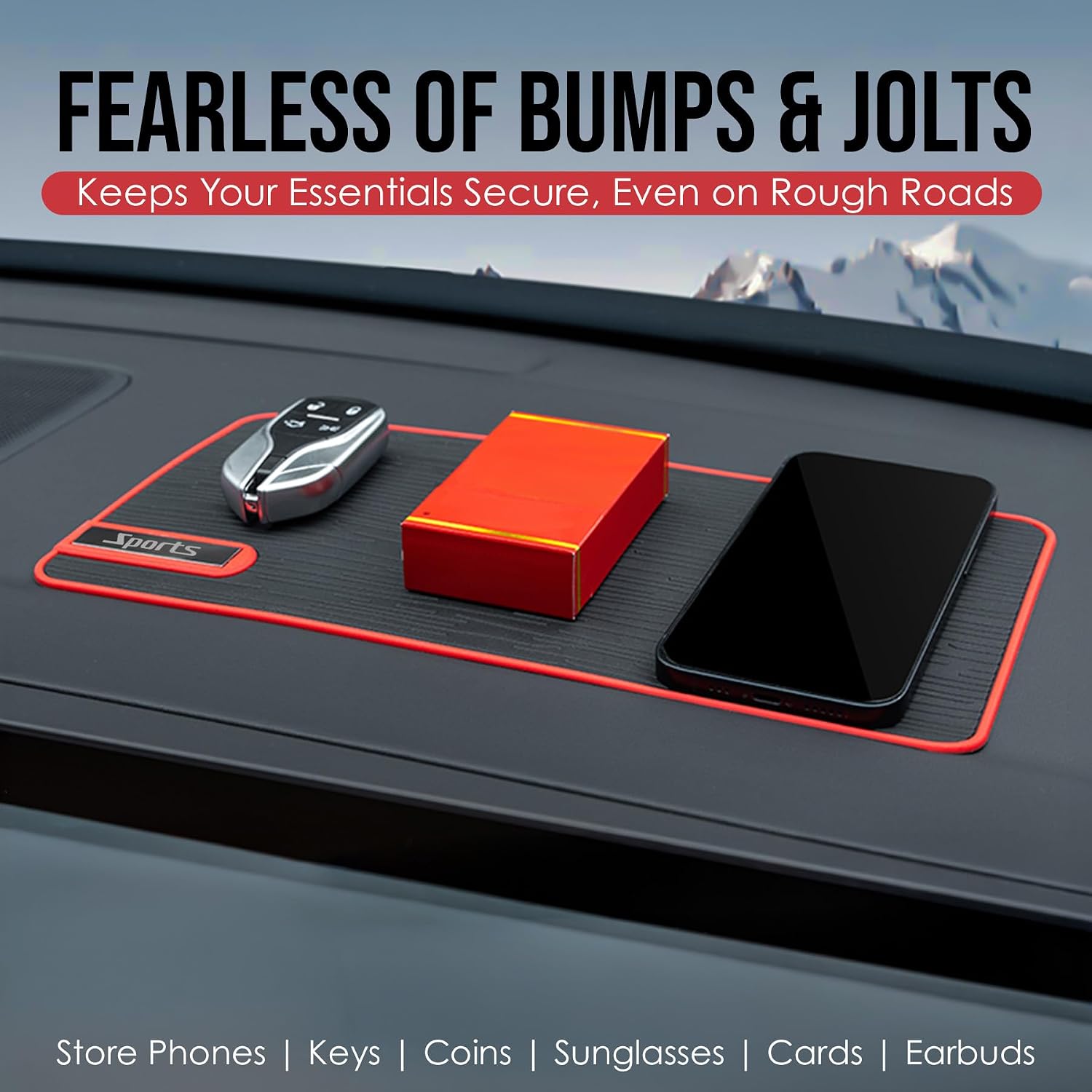 Car Dashboard Anti-Slip Mat | DashGrip - Plus Sqaure