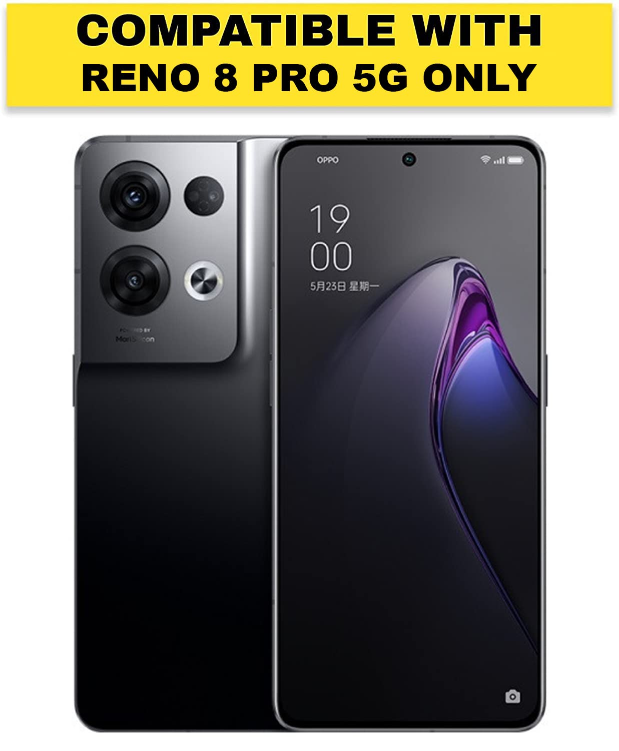 Oppo Reno 8 Pro 5G Back Cover Case | Xundd - Black