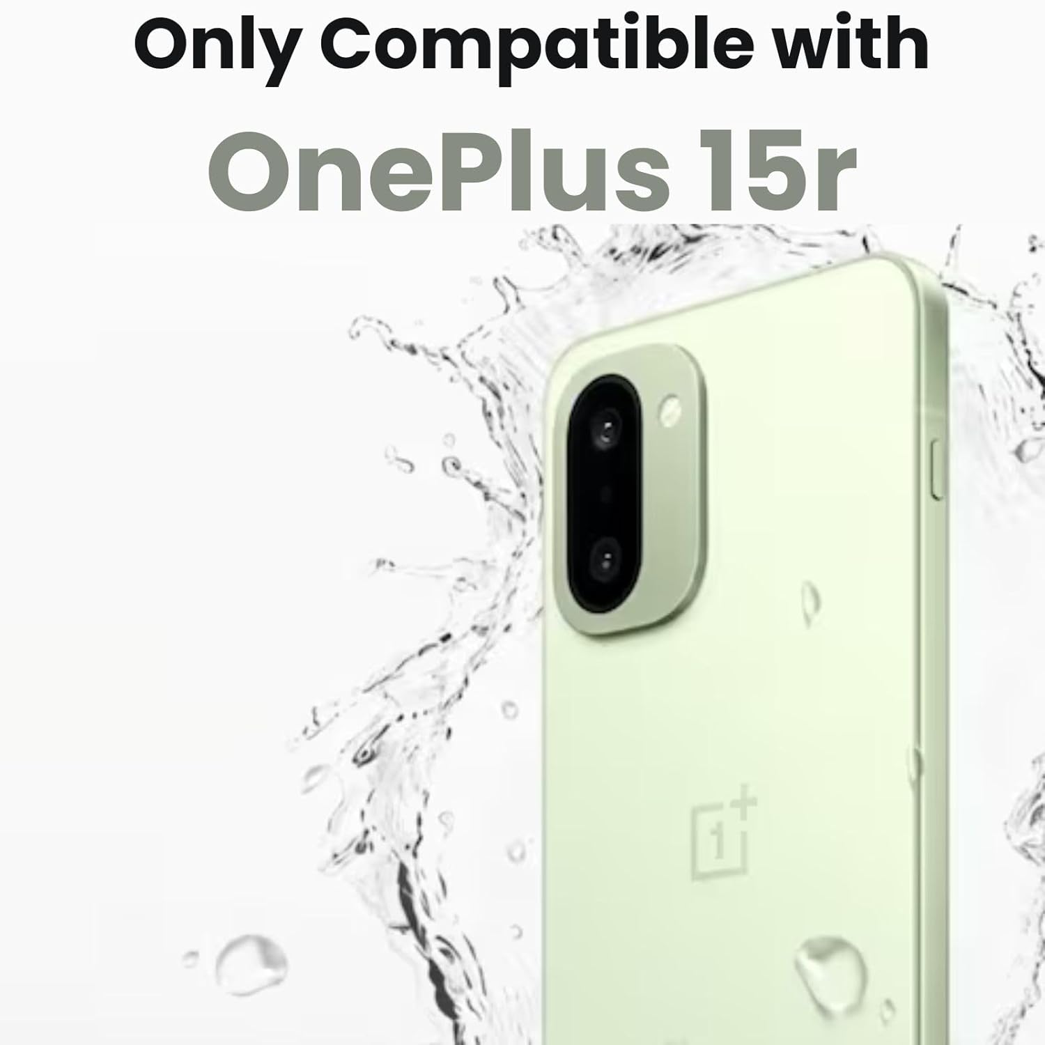 OnePlus 15R 5G Back Cover Case | Clear Hybrid - Clear Smoke