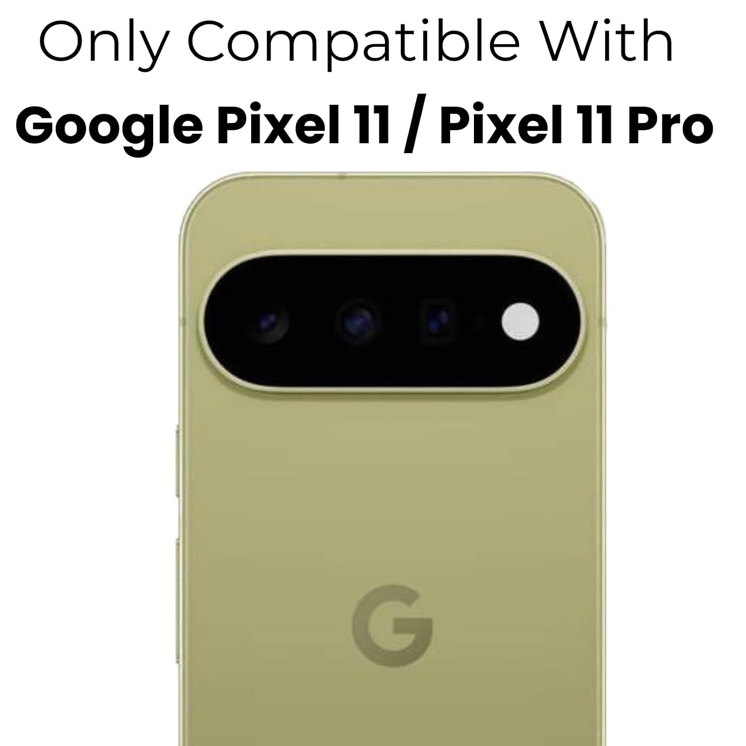 Google Pixel 11 / Pixel 11 Pro Back Cover Case | Sleek Hybrid - Clear Black