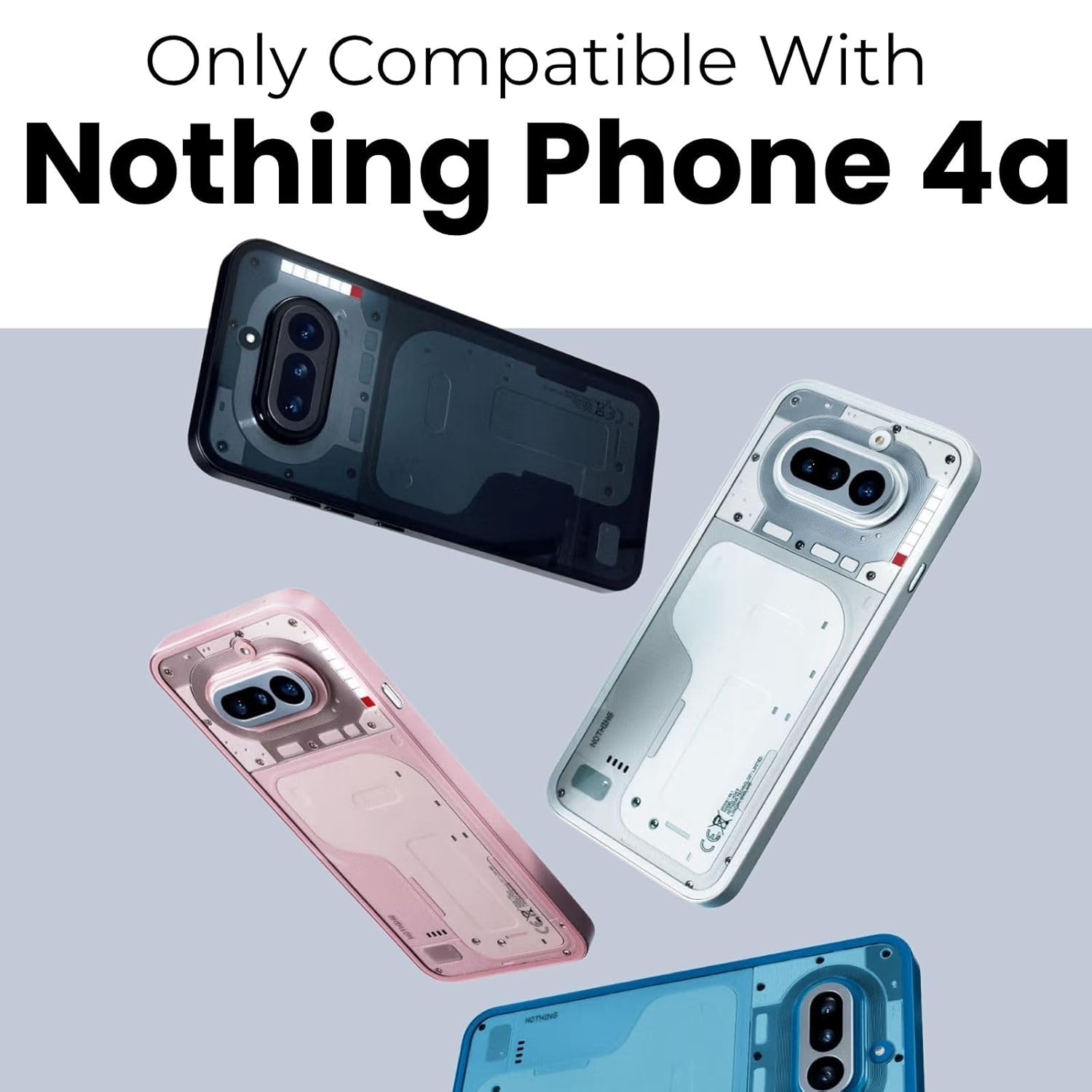 Nothing Phone 4a 5G Back Cover Case | Sleek Hybrid - Clear