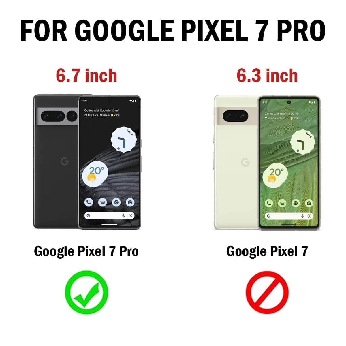 Google Pixel 7 Pro Back Cover Case | Clear Hybrid - Clear