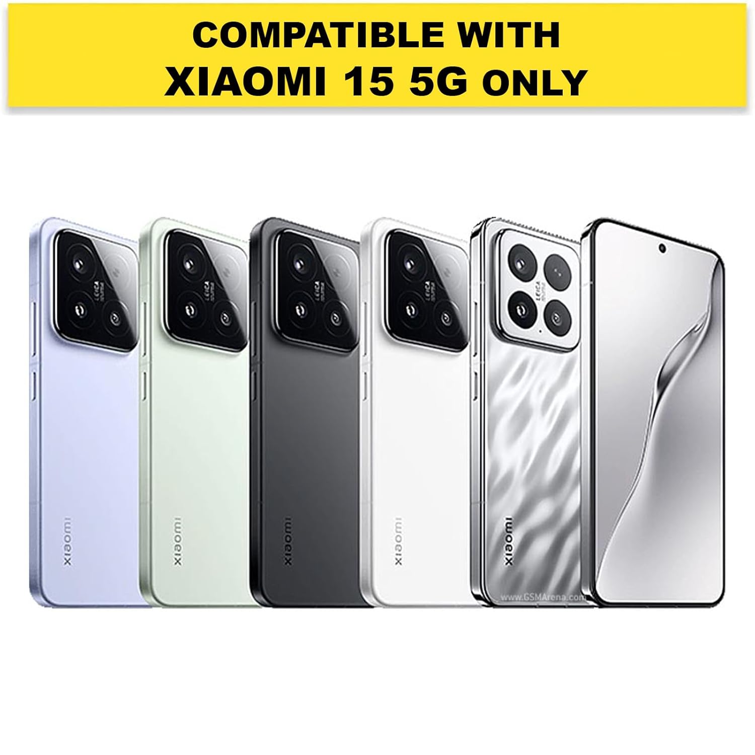 Xiaomi 15 Back Cover Case | Sleek Hybrid - Matte Black