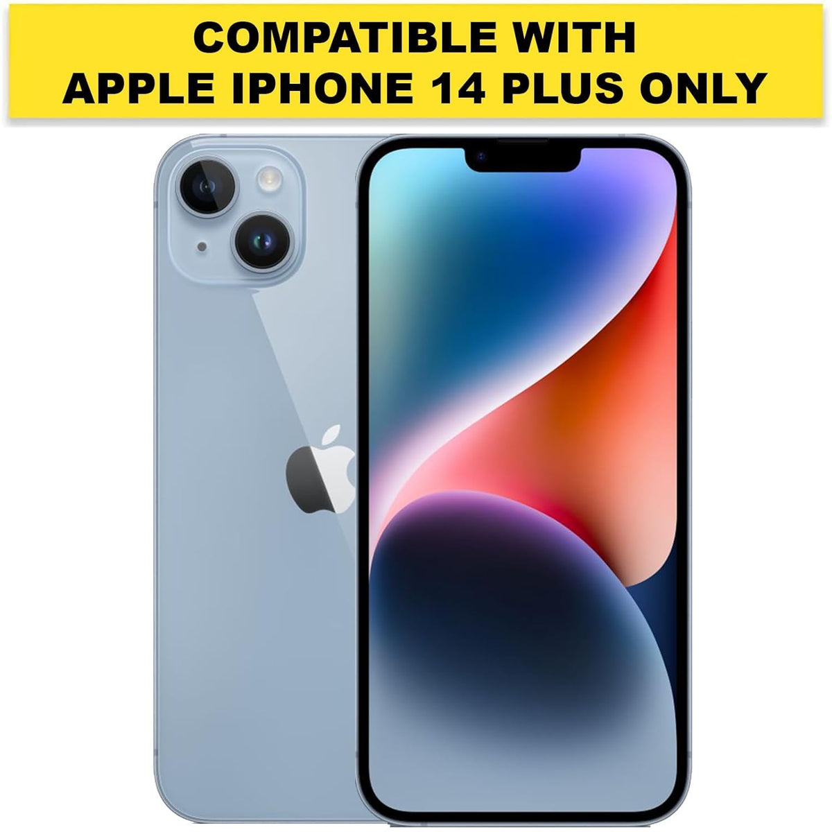 iPhone 14 Plus Back Cover Case | Clear Hybrid - Clear