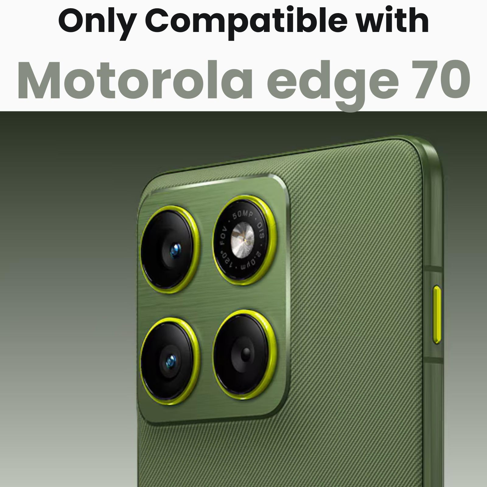 Motorola Edge 70 5G Back Cover Case | Sleek Hybrid - Matte Black Magnetic