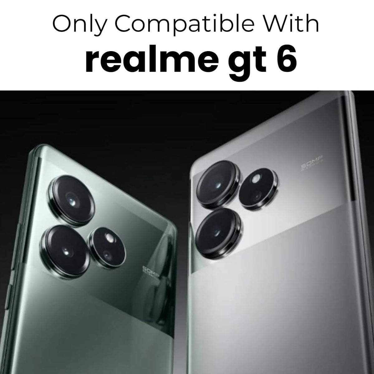 Realme GT 6 / GT 6T 5G Back Cover Case | Sleek Hybrid - Matte Black Magnetic