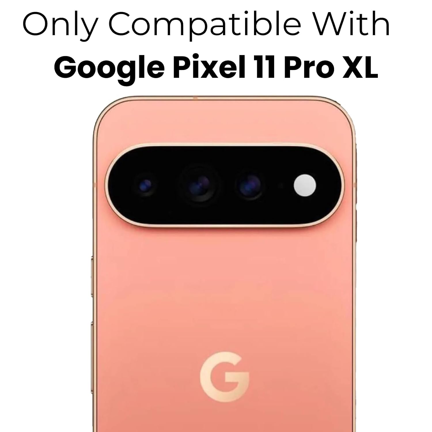 Google Pixel 11 Pro XL Ring Stand Back Cover Case| Sleek Hybrid - Matte Black Magnetic