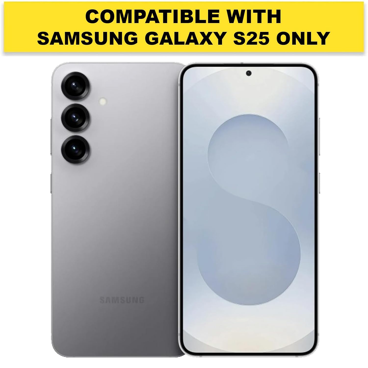 Samsung Galaxy S25 Back Cover Case | Clear Hybrid - Clear Smoke