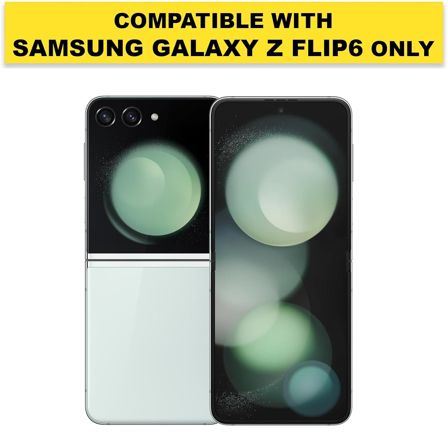 Samsung Galaxy Z Flip 6 / Z Flip 7 FE Back Cover Case | Clear Hybrid - Clear Transparent
