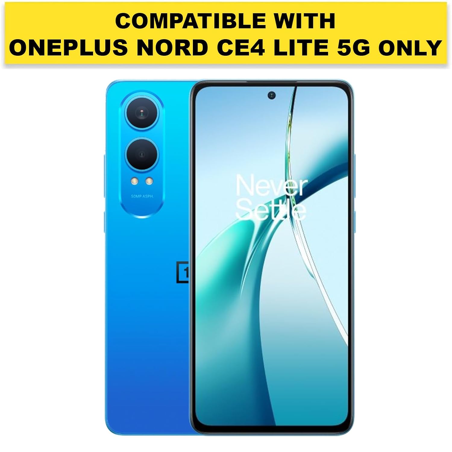 OnePlus Nord CE 4 Lite 5G Back Cover Case | Sleek Hybrid - Matte Black