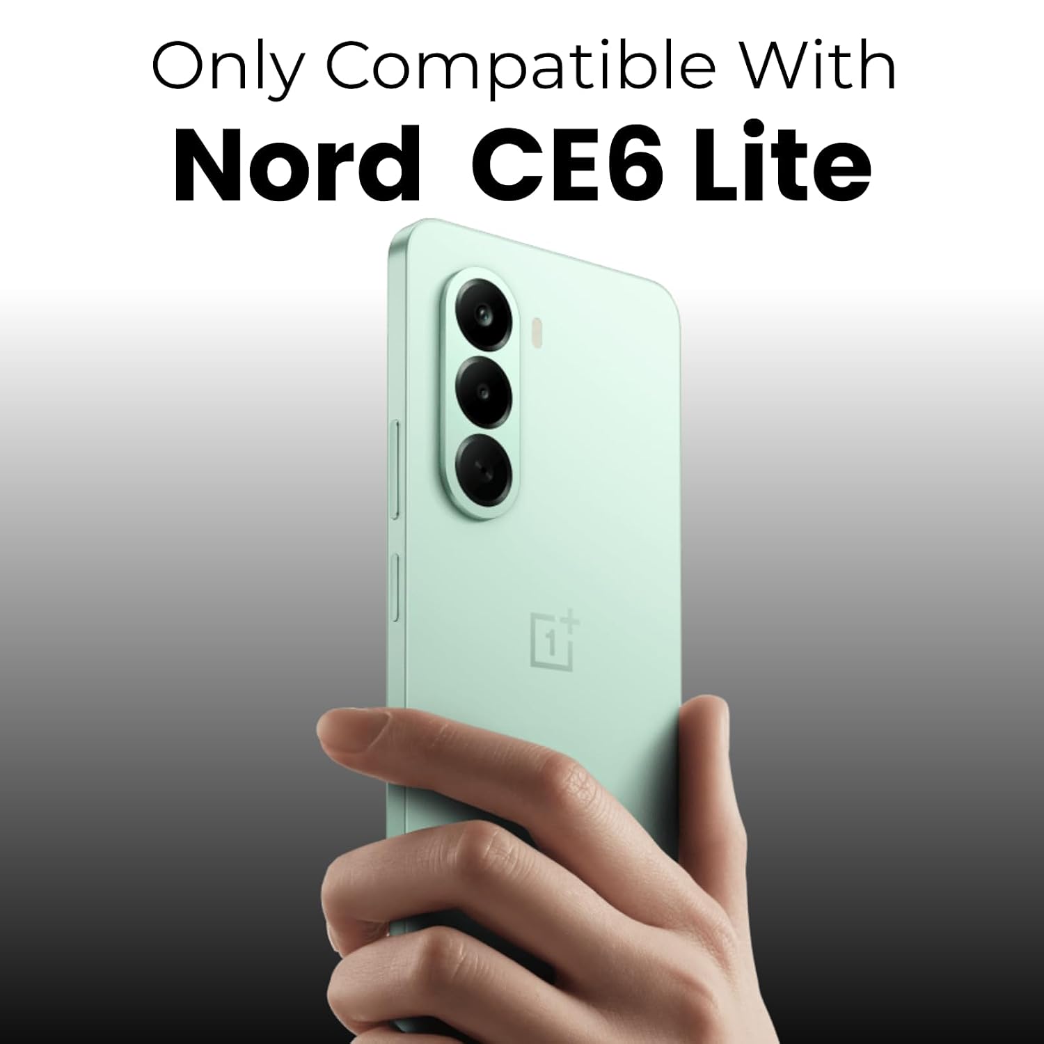 OnePlus Nord CE6 Lite 5G Back Cover Case | Sleek Hybrid - Matte Black