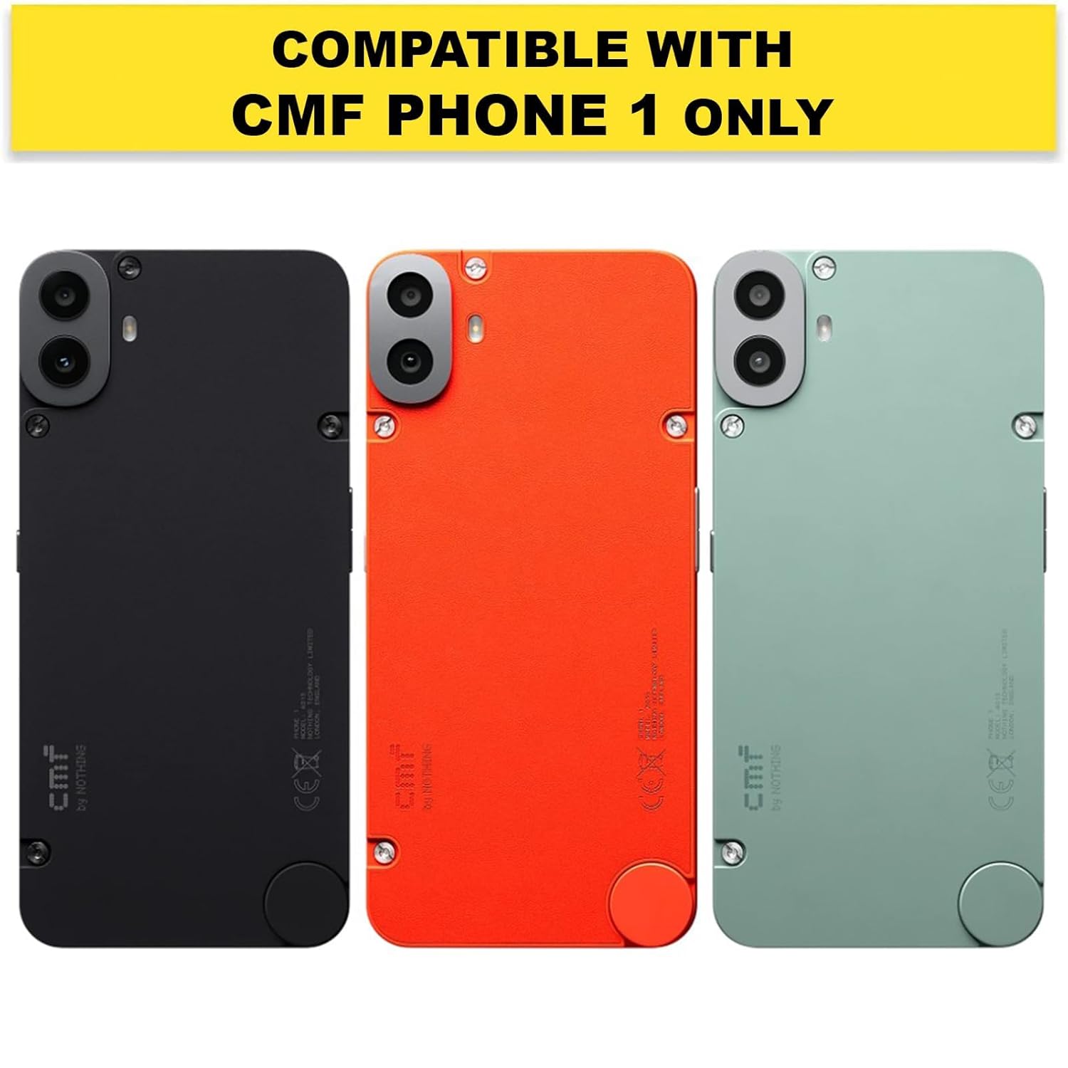 CMF Phone 1 Back Cover Case | Sleek Hybrid - Clear