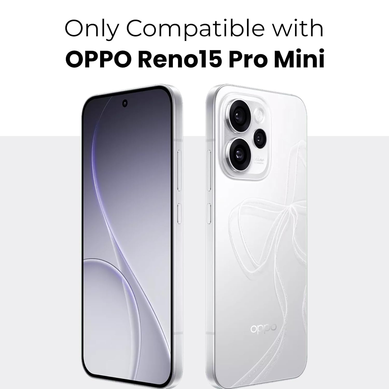 OPPO Reno15 Pro Mini 5G Back Cover Case | Sleek Hybrid - Matte Black Magnetic