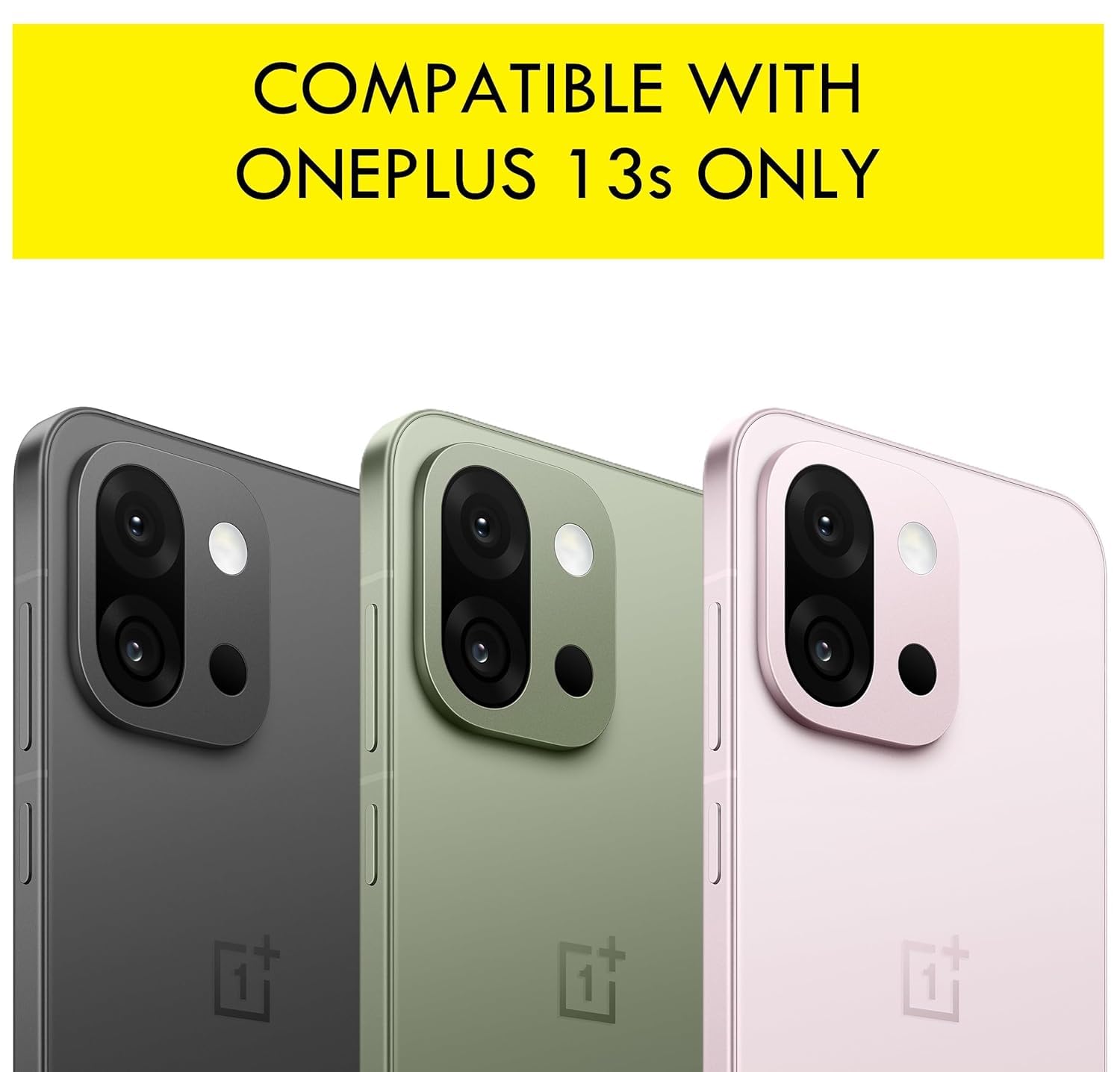OnePlus 13s Back Cover Case | Sleek Hybrid - Matte Black Magnetic