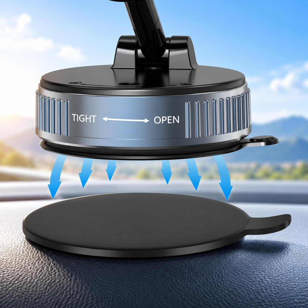 Dashboard Mounting Disk | Sticky Pad for Suction Holders (Pack of 2)