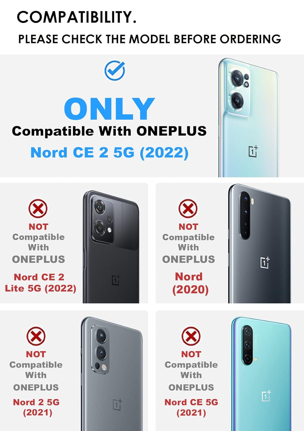 OnePlus Nord CE 2 5G Back Cover Case | Xundd Armor - Clear Transparent