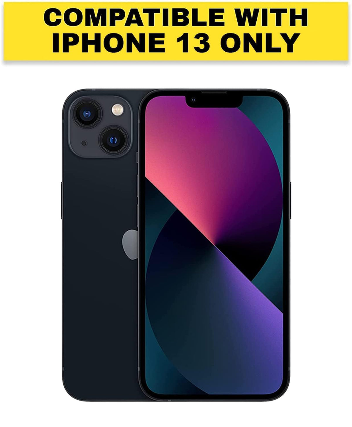 iPhone 13 Back Cover Case | Clear Hybrid - Clear