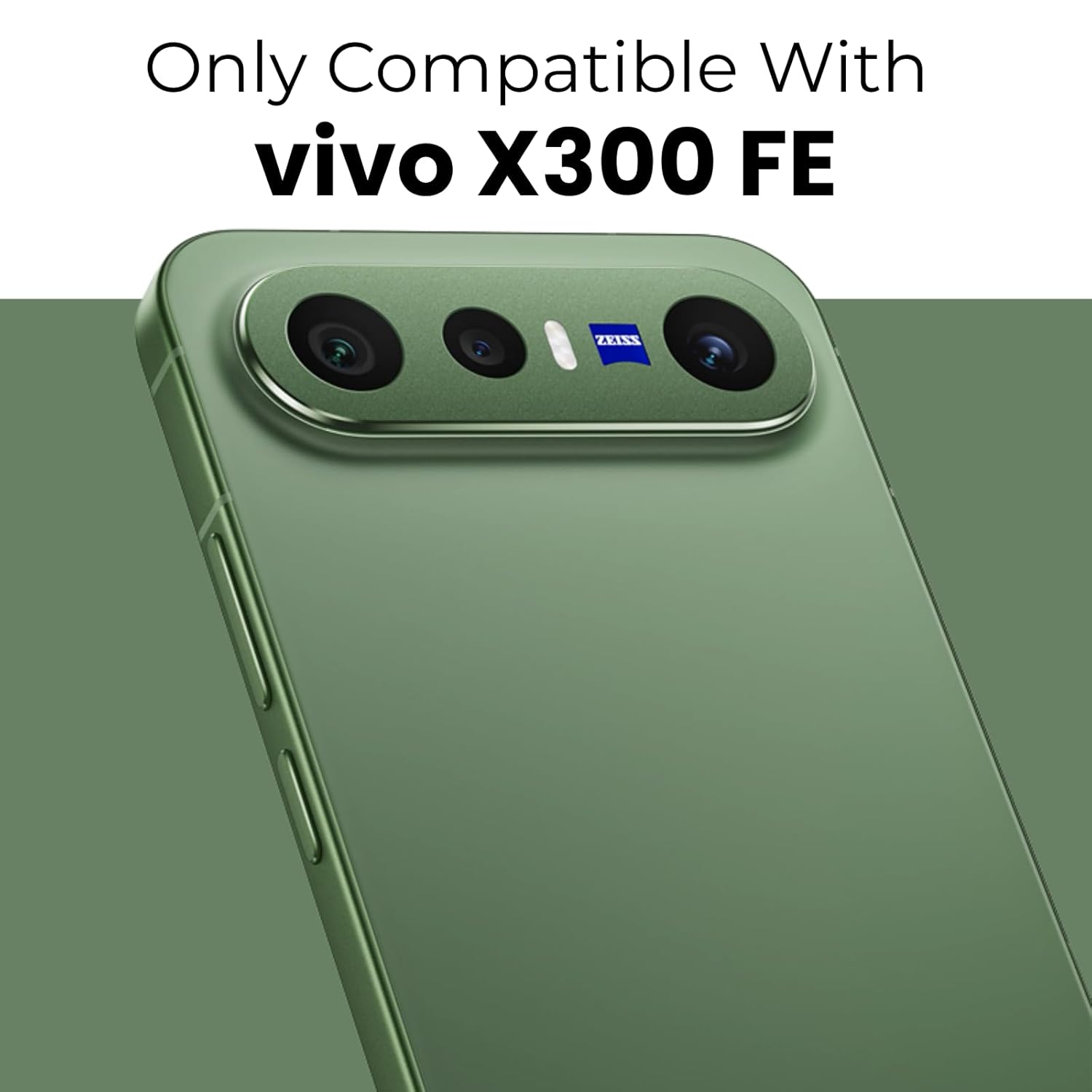 Vivo X300 FE Back Cover Case | Sleek Hybrid - Matte Black Magnetic