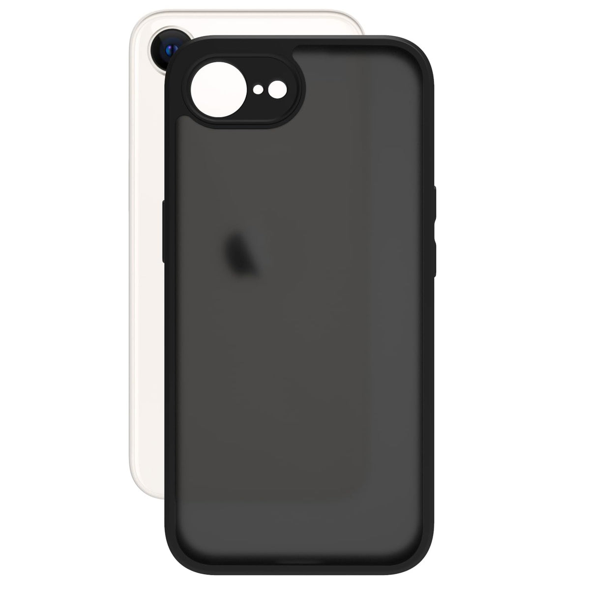 iPhone 16e / iPhone 17e Back Cover Case | Sleek Hybrid - Matte Black