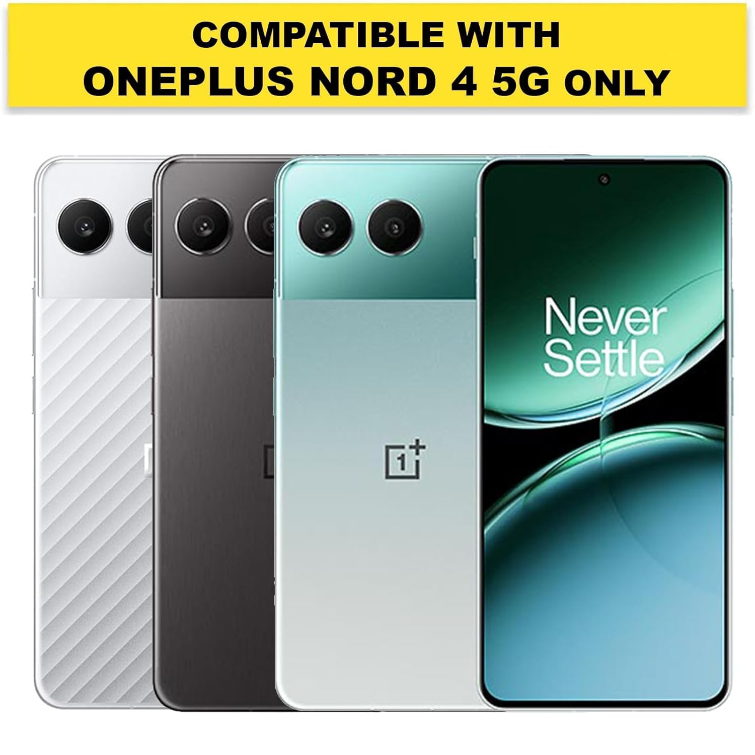 OnePlus Nord 4 5G Back Cover Case | Sleek Hybrid - Matte Black Magnetic