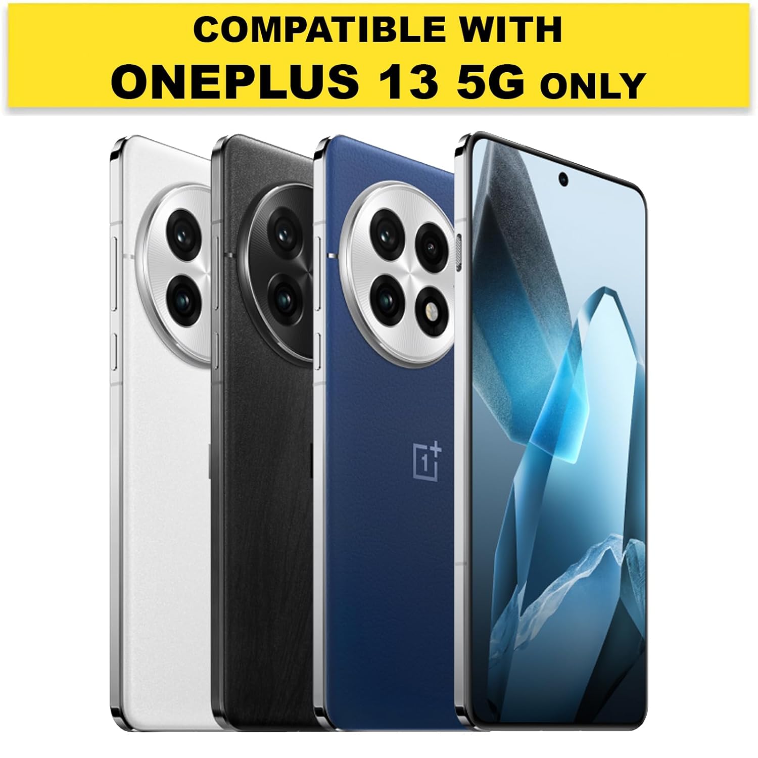 OnePlus 13 Back Cover Case | Sleek Hybrid - Matte Black Magnetic