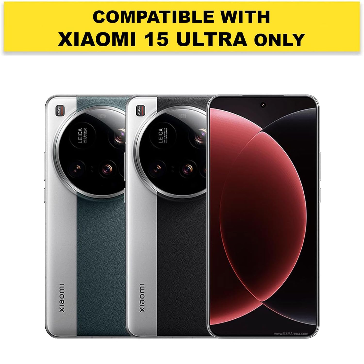 Xiaomi 15 Ultra Back Cover Case | Sleek Hybrid - Matte Black Magnetic