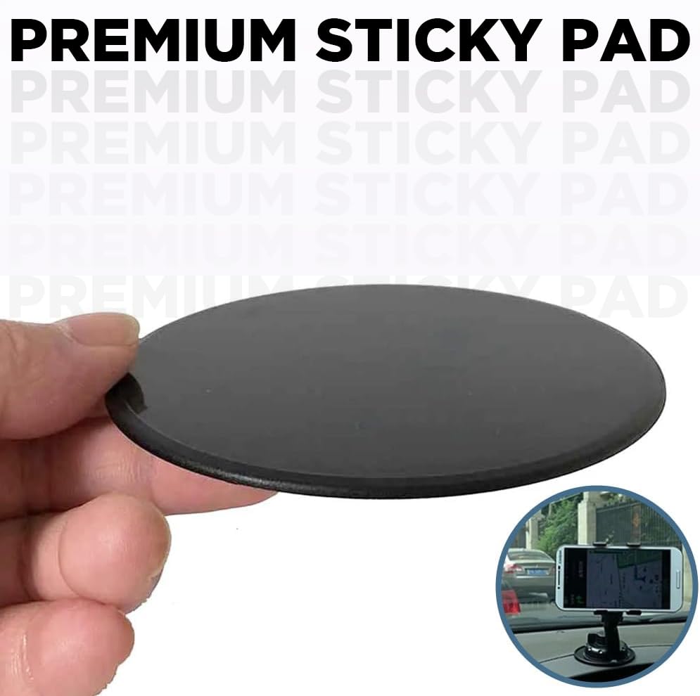 Dashboard Mounting Disk | Sticky Pad for Suction Holders (Pack of 2)