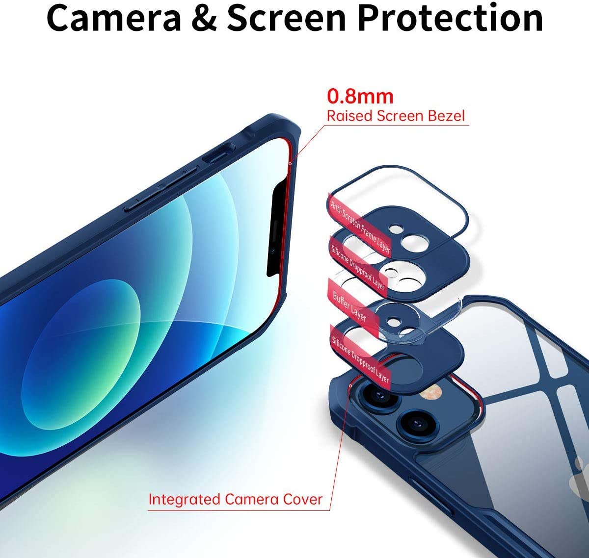 iPhone 12 Pro Back Cover Case | Xundd - Blue