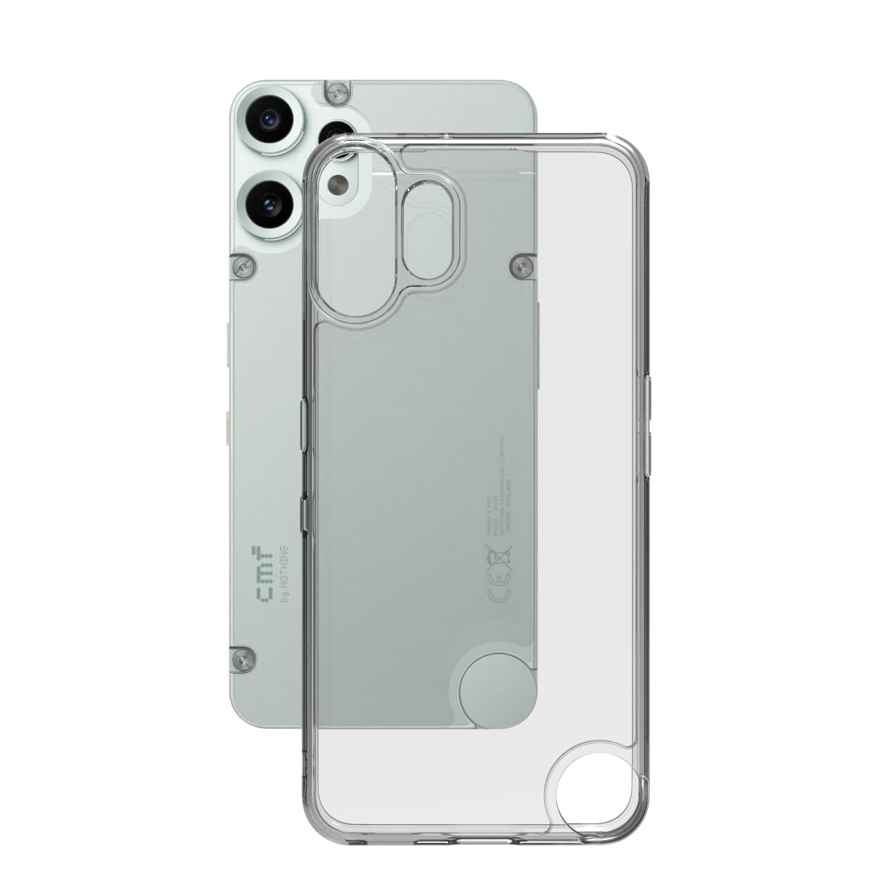 CMF Phone 2 Pro 5G Back Cover Case | Clear Hybrid- Clear