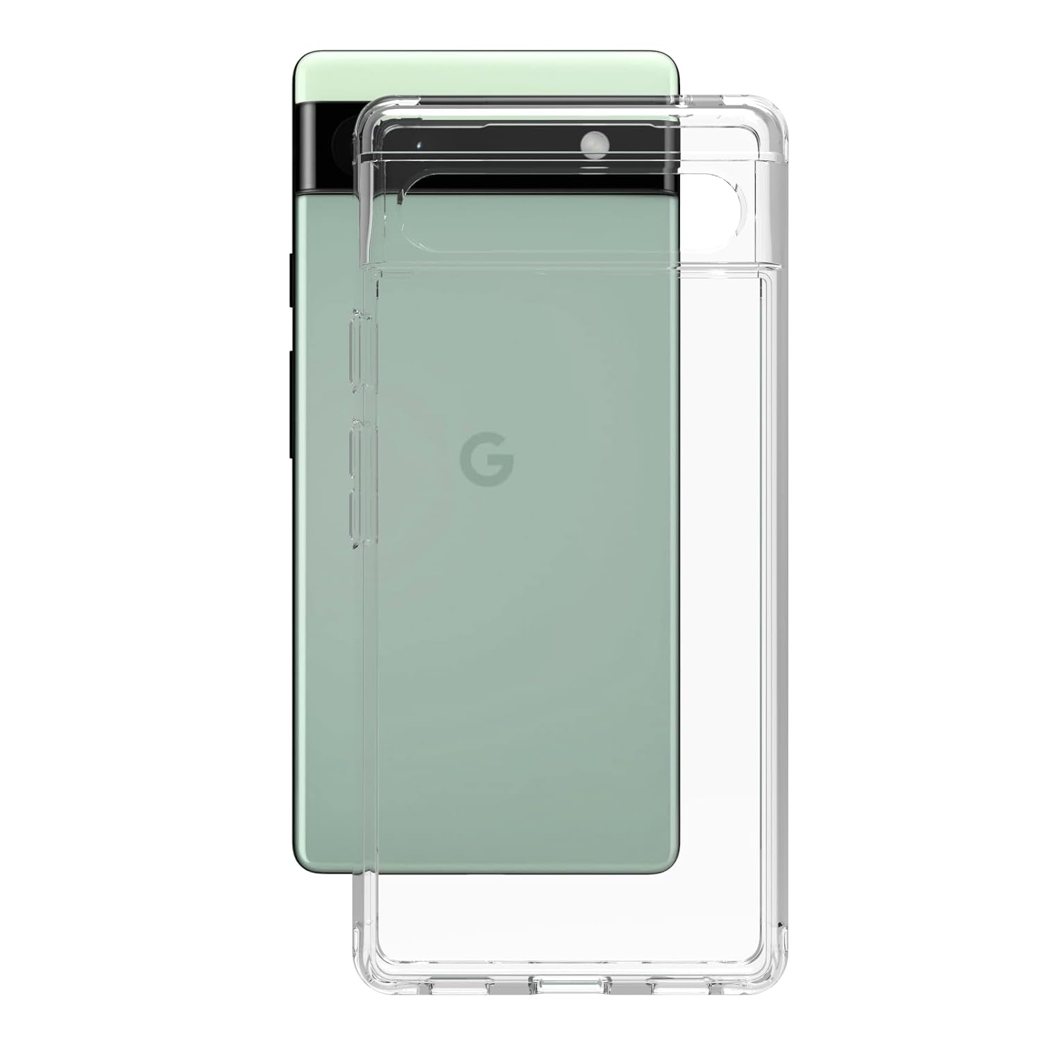 Google Pixel 6A Back Cover Case | Clear Hybrid - Clear