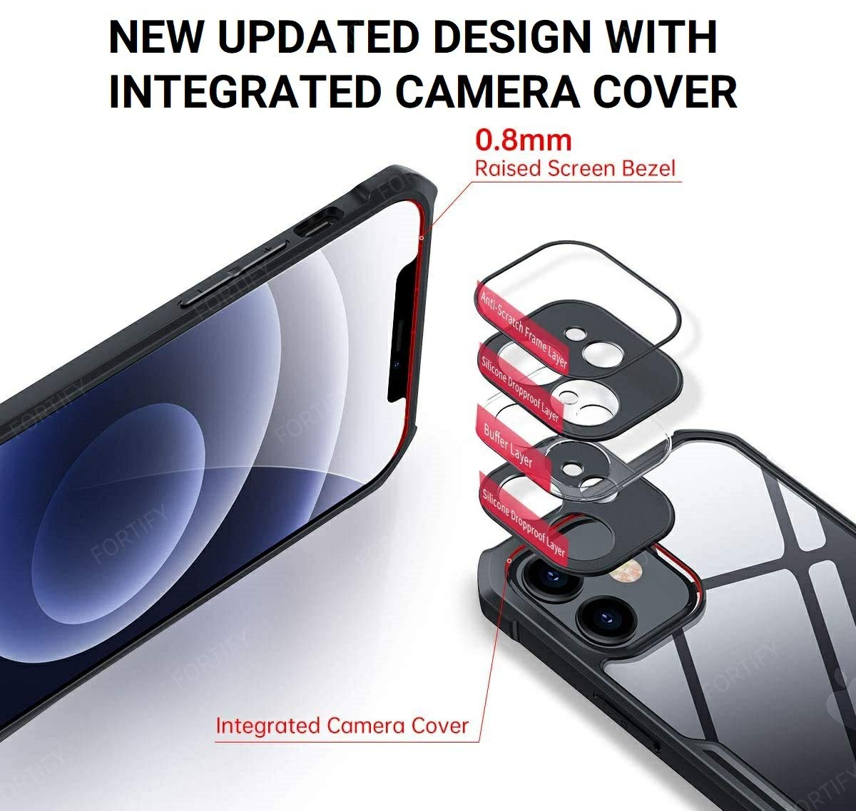 iPhone 12 Xundd Back Cover Case | Black