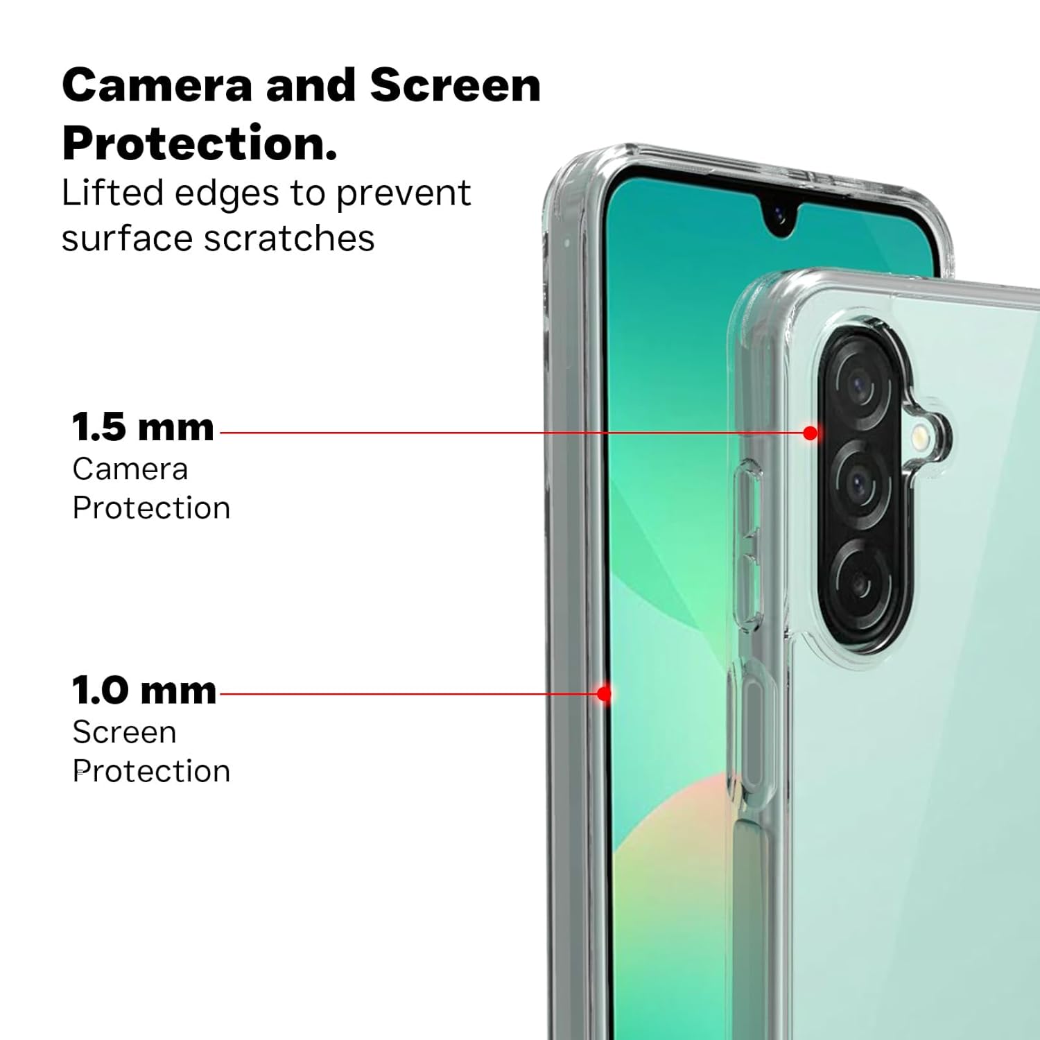 Samsung Galaxy A26 5G Back Cover Case | Clear Hybrid - Clear