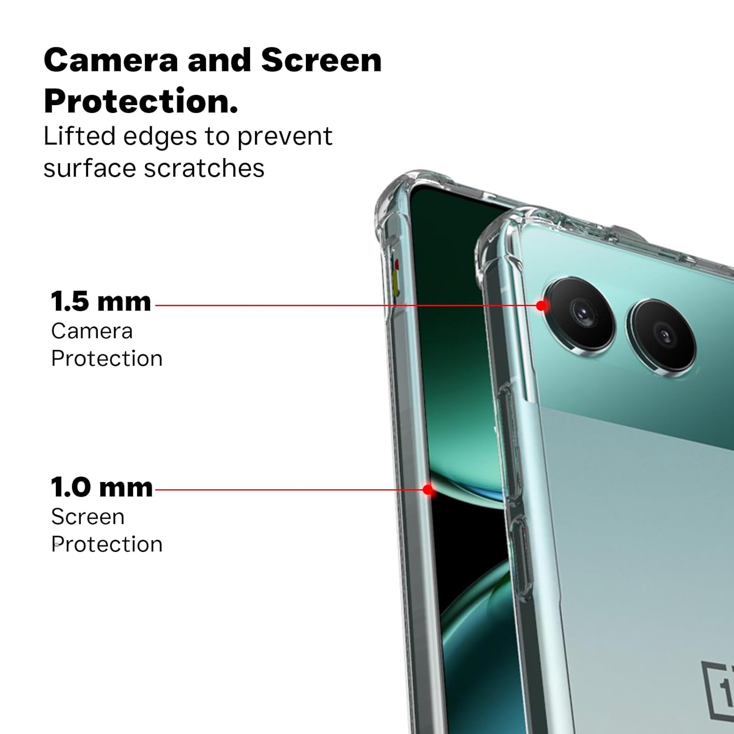 OnePlus Nord 4 5G Back Cover Case | Clear Hybrid - Clear