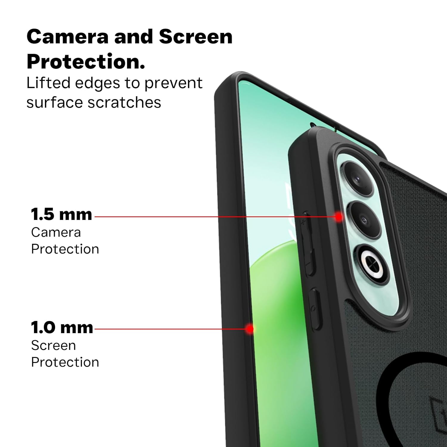 OnePlus Nord CE4 5G Back Cover Case | Sleek Hybrid - Matte Black Magnetic