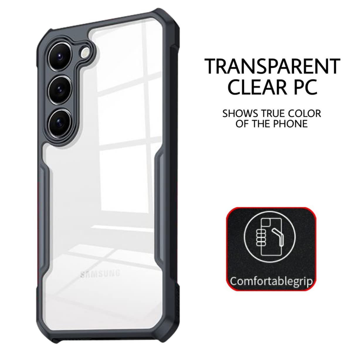 Samsung Galaxy S23 Plus 5G Back Cover Case | Xundd Armor - Black