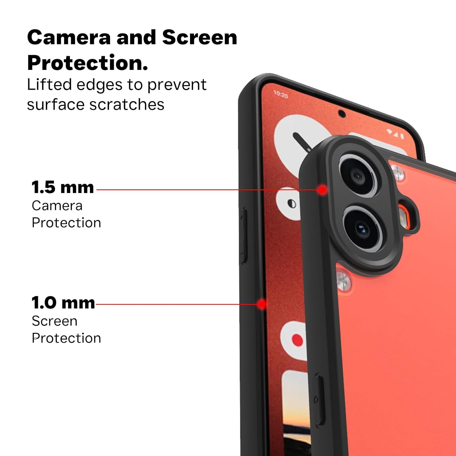 CMF Phone 1 Back Cover Case | Sleek Hybrid - Clear