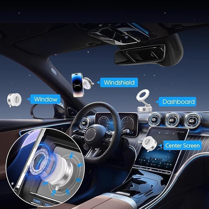 Magnetic Phone Mount | AstroMax - White