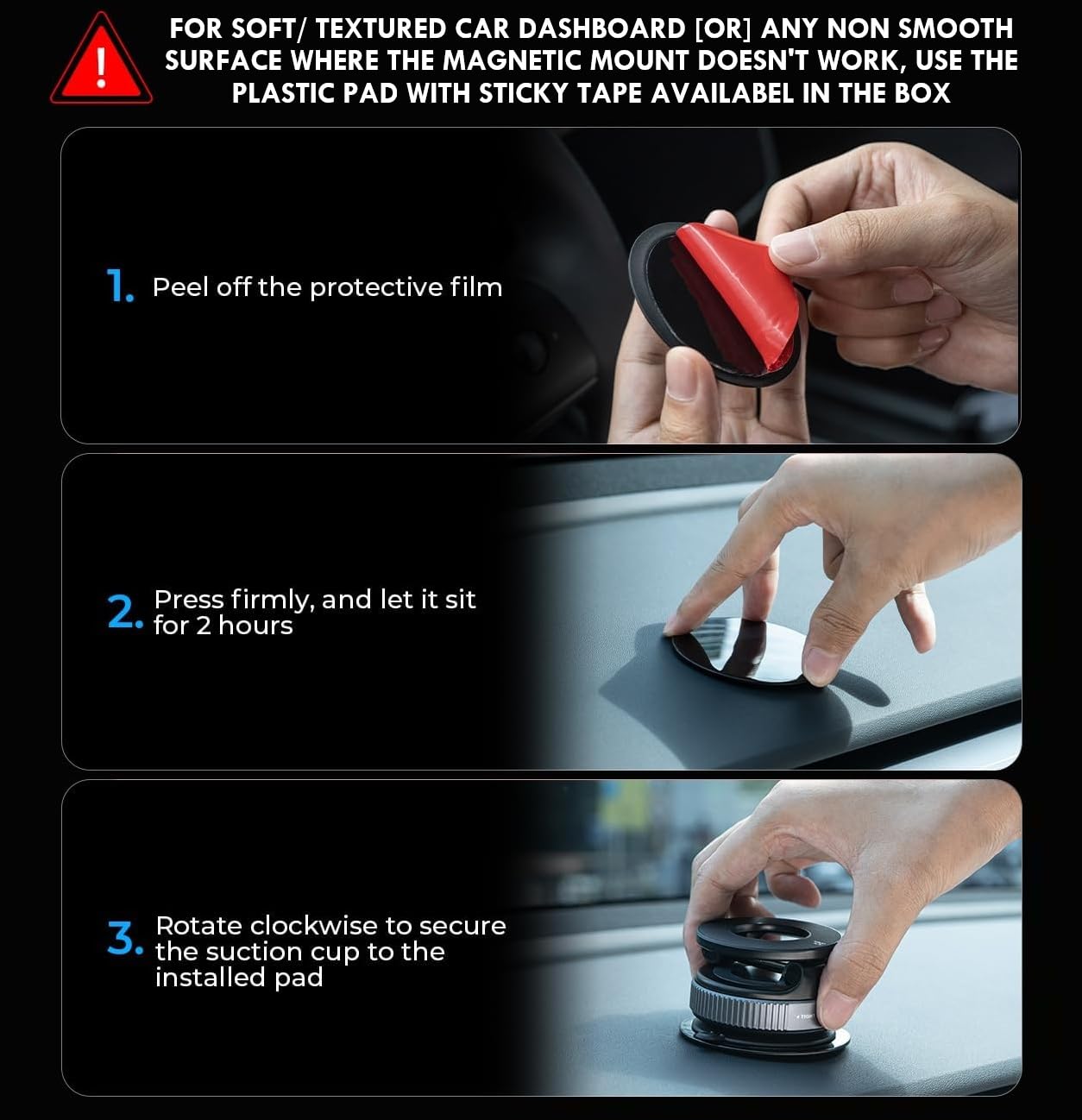 Magnetic Phone Holder | AstroMax - Black
