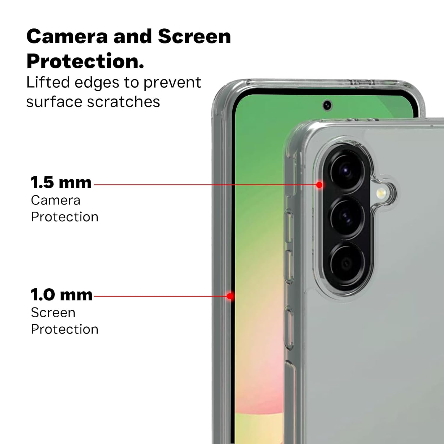 Samsung Galaxy A56 5G Back Cover Case | Clear Hybrid - Clear
