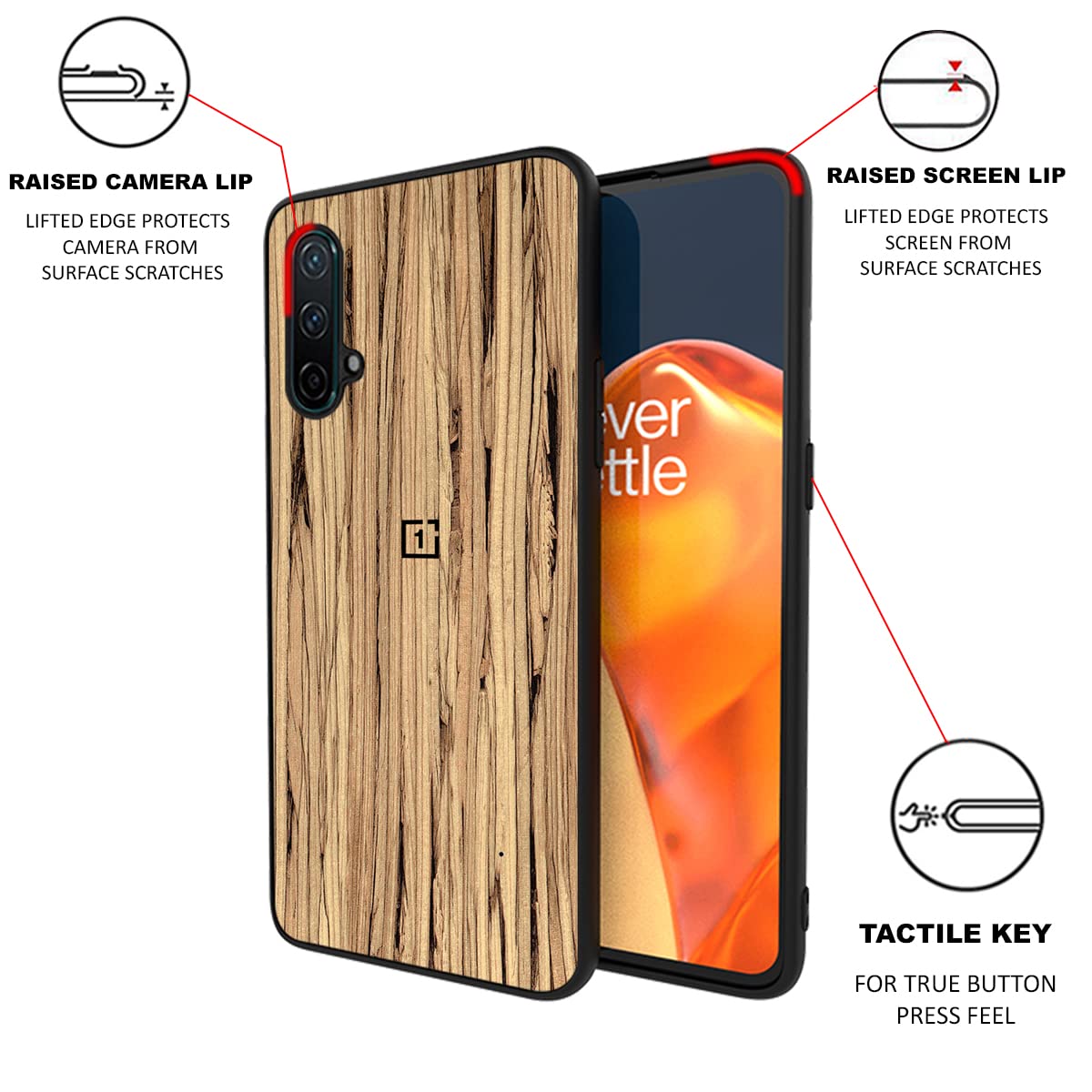 OnePlus Nord CE 5G Back Cover Case |  Sleek - Bamboo