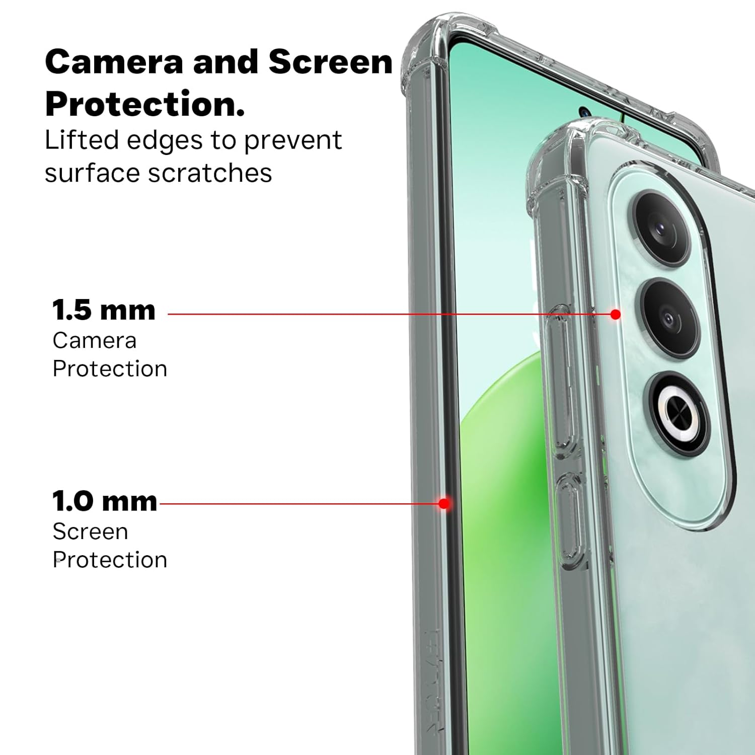 OnePlus Nord CE4 5G Back Cover Case | Sleek Hybrid - Clear