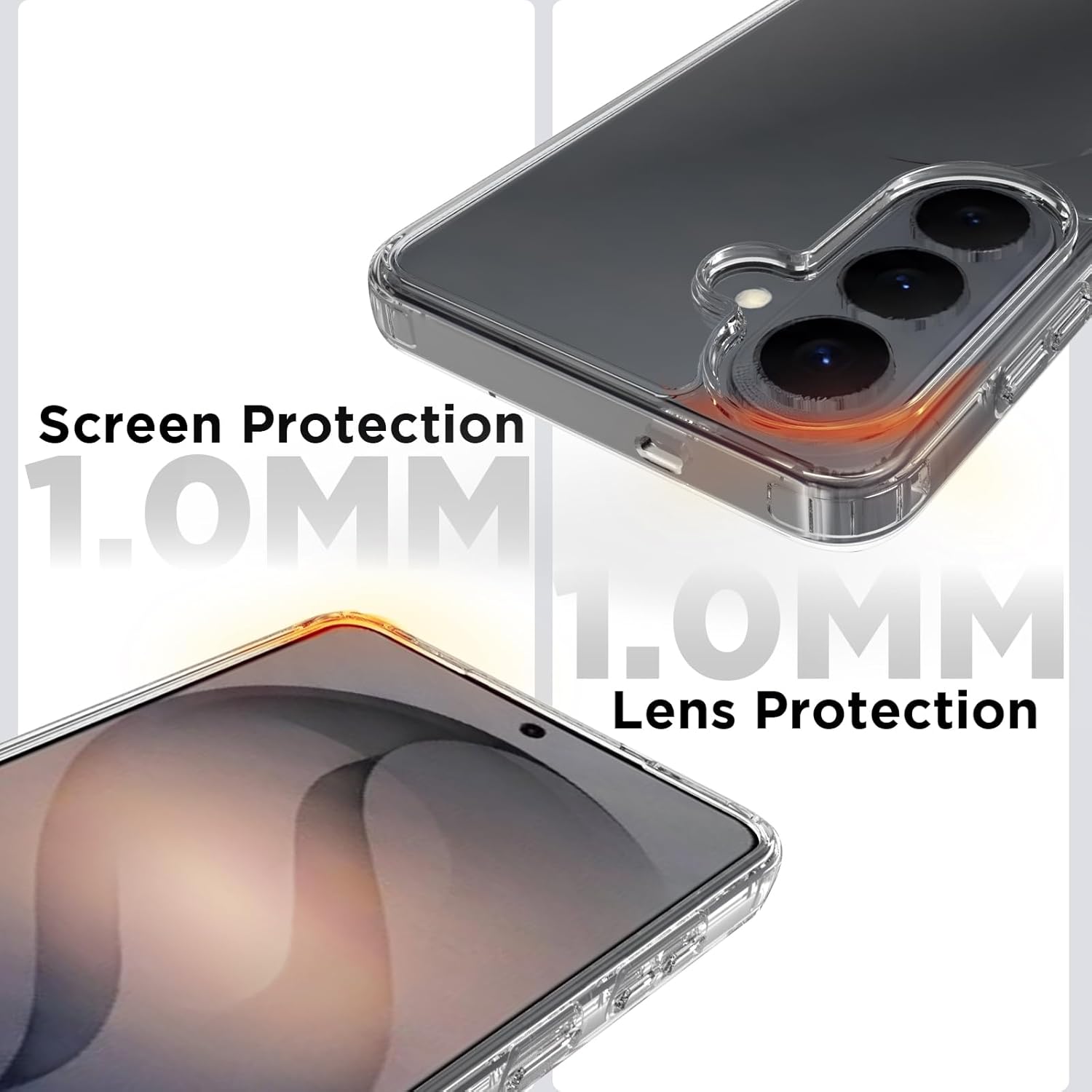 Samsung Galaxy S26 Back Cover Case | Clear Hybrid - Clear